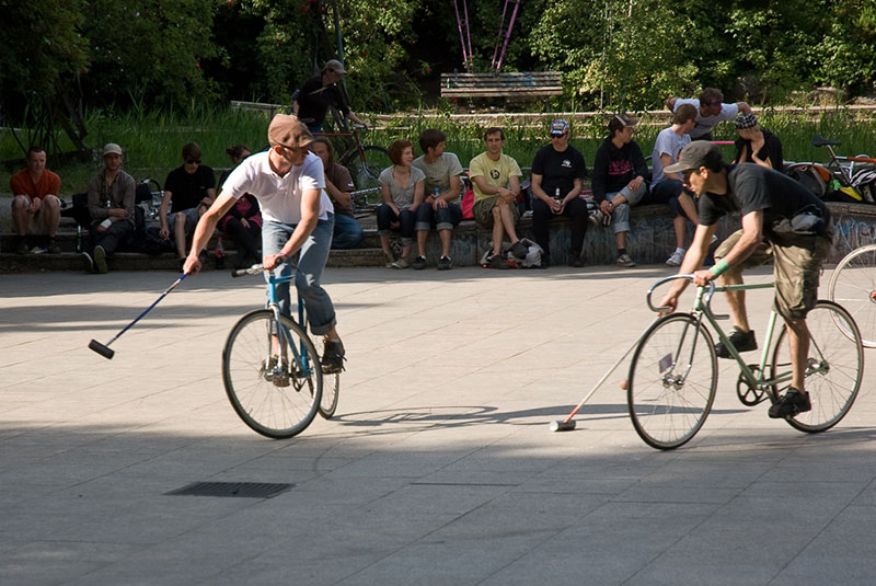 Bike-Polo A berlin - Photo copyright Didier Laget 