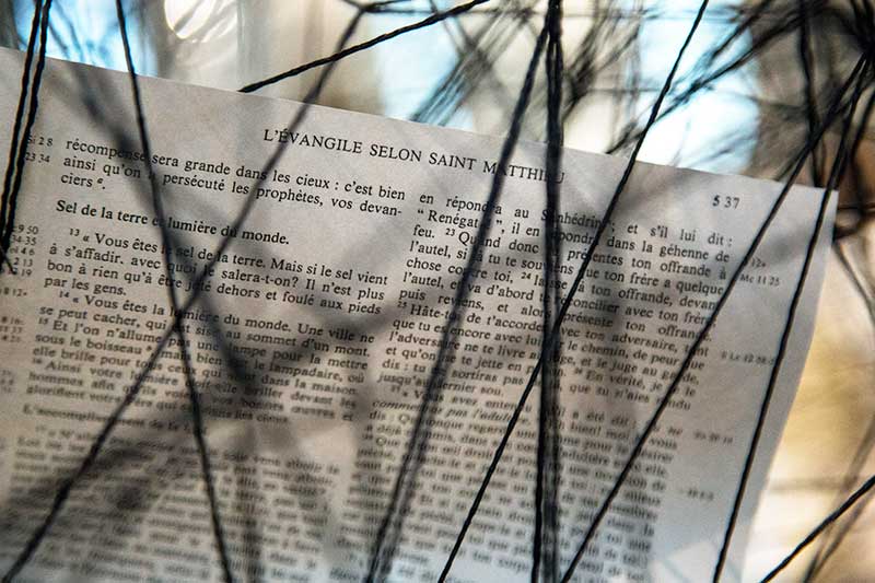 Chiharu Shiota - Lost-words - Photo Didier Laget