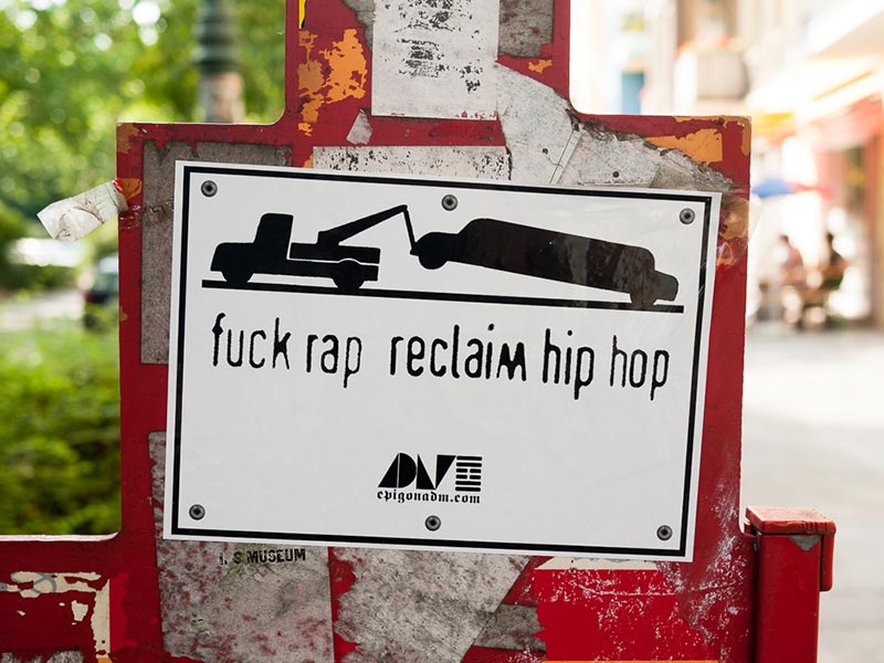 Fuck-Rap-reclaim-Hip-HopA berlin - Photo copyright Didier Laget 