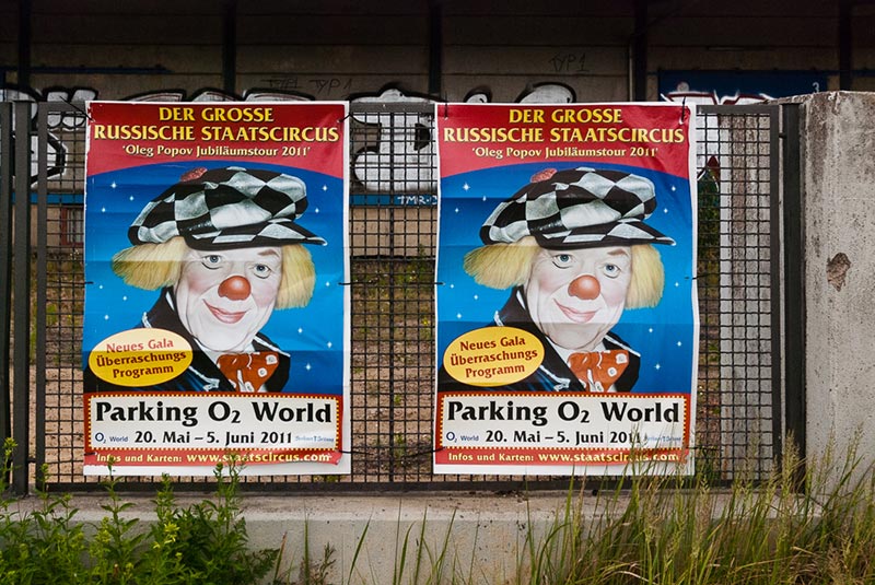 La-peur-du-clown A berlin - Photo copyright Didier Laget 